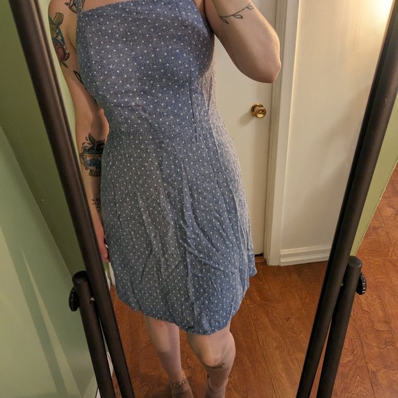 Old Navy Polka Dot Midi Dress - Picture 1 of 3